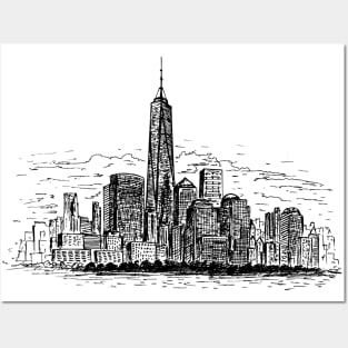 NYC Freedom Tower Posters and Art
